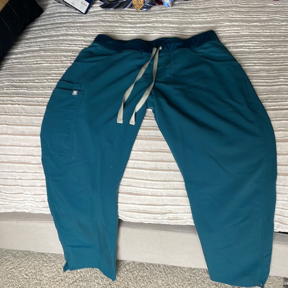Figs Caribbean Blue Scrub Pants